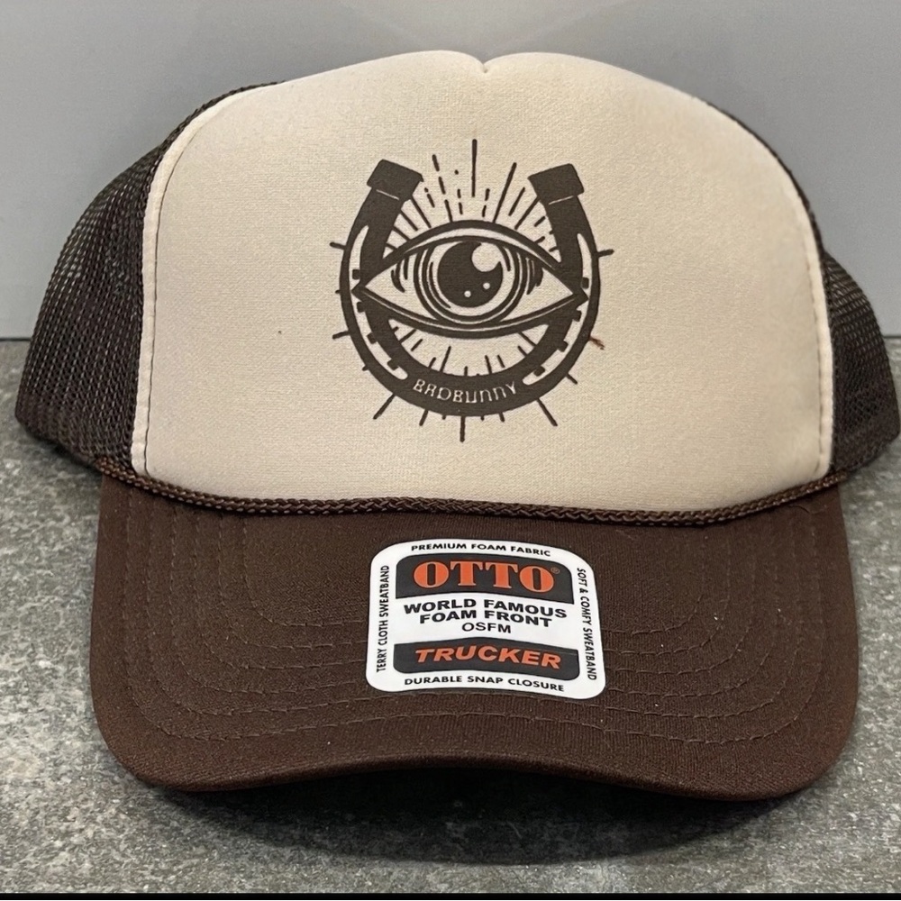 Bad Bunny Most Wanted Tour Trucker Hat OTTO Foam Front Snapback